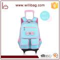 Abnehmbarer Kinderarbeit-einsparung Rad-Rucksack Childern-Schullaufkatzen-Tasche für Mädchen